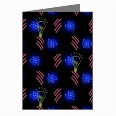 Background Pattern Graphic Greeting Cards (pkg Of 8)