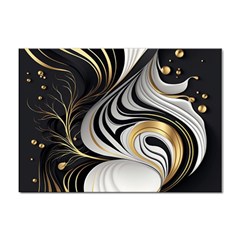 Pattern Gold Marble Sticker A4 (10 Pack) by Vaneshop