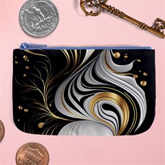 Pattern Gold Marble Large Coin Purse by Vaneshop