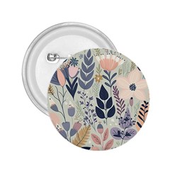 Flower Floral Pastel 2 25  Buttons