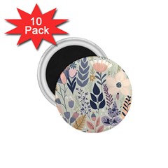 Flower Floral Pastel 1 75  Magnets (10 Pack)  by Vaneshop