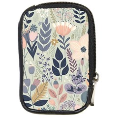 Flower Floral Pastel Compact Camera Leather Case by Vaneshop