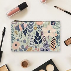 Flower Floral Pastel Cosmetic Bag (medium) by Vaneshop