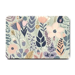 Flower Floral Pastel Small Doormat by Vaneshop