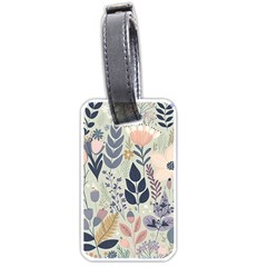 Flower Floral Pastel Luggage Tag (one Side) by Vaneshop