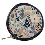 Flower Floral Pastel Mini Makeup Bag Back