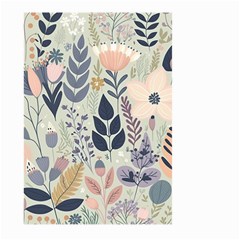 Flower Floral Pastel Large Garden Flag (two Sides) by Vaneshop