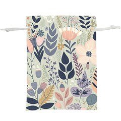 Flower Floral Pastel Lightweight Drawstring Pouch (xl) by Vaneshop