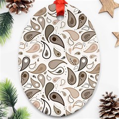 Paisley Pattern Background Graphic Ornament (oval) by Vaneshop