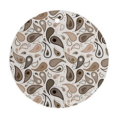 Paisley Pattern Background Graphic Ornament (round) by Vaneshop