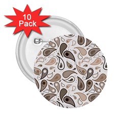 Paisley Pattern Background Graphic 2 25  Buttons (10 Pack)  by Vaneshop