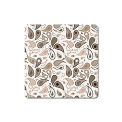 Paisley Pattern Background Graphic Square Magnet by Vaneshop