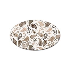 Paisley Pattern Background Graphic Sticker Oval (100 Pack) by Vaneshop