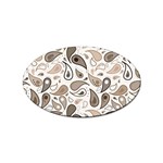 Paisley Pattern Background Graphic Sticker Oval (100 pack) Front