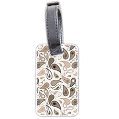 Paisley Pattern Background Graphic Luggage Tag (two Sides) by Vaneshop