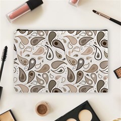 Paisley Pattern Background Graphic Cosmetic Bag (large) by Vaneshop