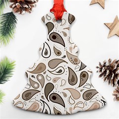 Paisley Pattern Background Graphic Christmas Tree Ornament (two Sides) by Vaneshop