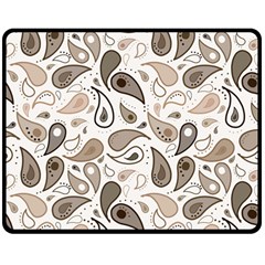 Paisley Pattern Background Graphic Two Sides Fleece Blanket (medium) by Vaneshop