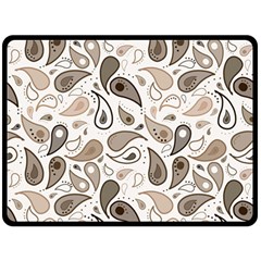 Paisley Pattern Background Graphic Two Sides Fleece Blanket (large) by Vaneshop