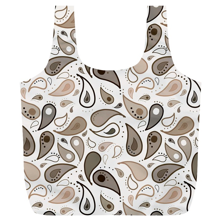 Paisley Pattern Background Graphic Full Print Recycle Bag (XL)