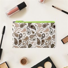 Paisley Pattern Background Graphic Cosmetic Bag (xs) by Vaneshop