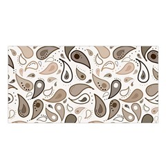 Paisley Pattern Background Graphic Satin Shawl 45  X 80  by Vaneshop