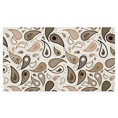 Paisley Pattern Background Graphic Banner And Sign 7  X 4  by Vaneshop