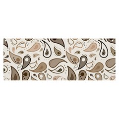 Paisley Pattern Background Graphic Banner And Sign 8  X 3  by Vaneshop