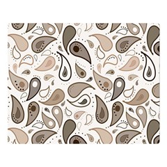 Paisley Pattern Background Graphic Premium Plush Fleece Blanket (large) by Vaneshop