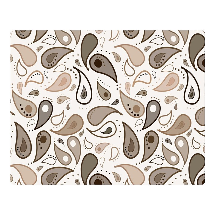 Paisley Pattern Background Graphic Premium Plush Fleece Blanket (Large)