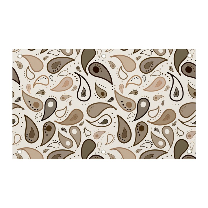 Paisley Pattern Background Graphic Banner and Sign 5  x 3 