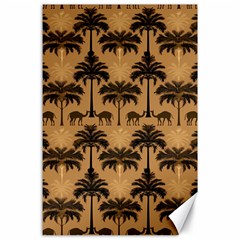 Camel Palm Tree Canvas 24  X 36  by Vaneshop