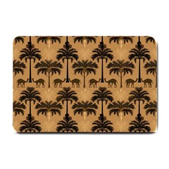 Camel Palm Tree Small Doormat by Vaneshop