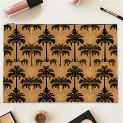 Camel Palm Tree Cosmetic Bag (xxl) by Vaneshop