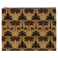 Camel Palm Tree Cosmetic Bag (xxxl) by Vaneshop