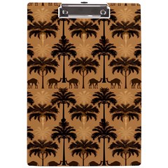 Camel Palm Tree A4 Acrylic Clipboard