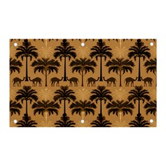 Camel Palm Tree Banner And Sign 5  X 3  by Vaneshop