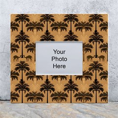 Camel Palm Tree White Wall Photo Frame 5  X 7  by Vaneshop