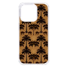 Camel Palm Tree Iphone 14 Pro Tpu Uv Print Case