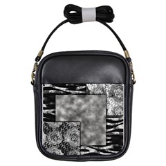 Background Pattern Geometric Design Girls Sling Bag by Vaneshop