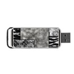 Background Pattern Geometric Design Portable USB Flash (One Side) Front