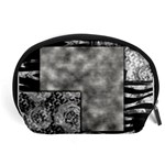 Background Pattern Geometric Design Accessory Pouch (Large) Front