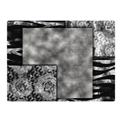 Background Pattern Geometric Design Two Sides Premium Plush Fleece Blanket (mini)