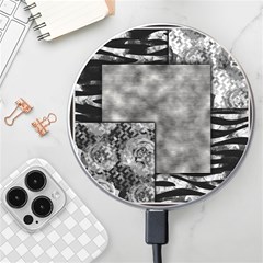 Background Pattern Geometric Design Wireless Fast Charger(white) by Vaneshop