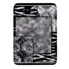 Background Pattern Geometric Design Rectangular Glass Fridge Magnet (4 Pack)