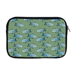 Fishes Pattern Background Theme Apple Macbook Pro 17  Zipper Case by Vaneshop