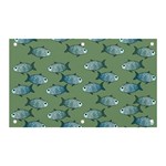 Fishes Pattern Background Theme Banner and Sign 5  x 3  Front