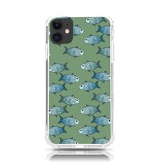 Fishes Pattern Background Theme Iphone 11 Tpu Uv Print Case by Vaneshop