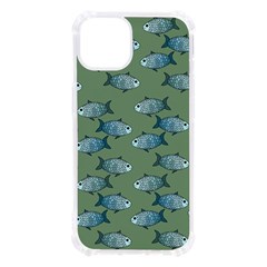 Fishes Pattern Background Theme Iphone 13 Tpu Uv Print Case by Vaneshop