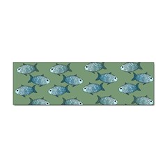 Fishes Pattern Background Theme Sticker (bumper)